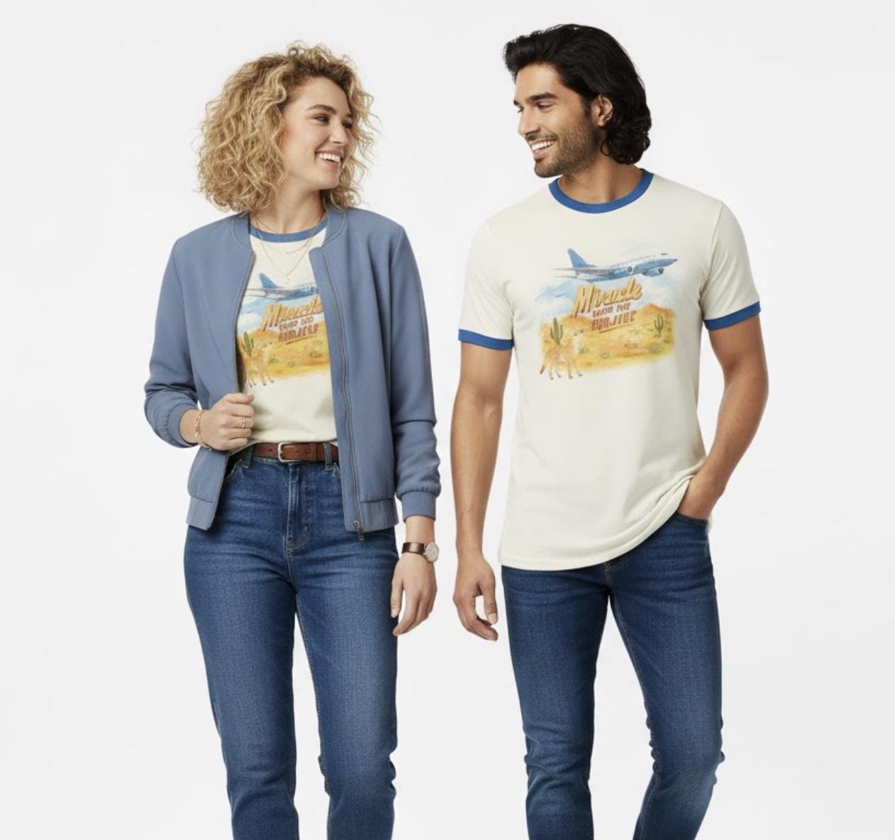 Miracle over the Mojave Travel Shirt  Parody Fan-made Merch