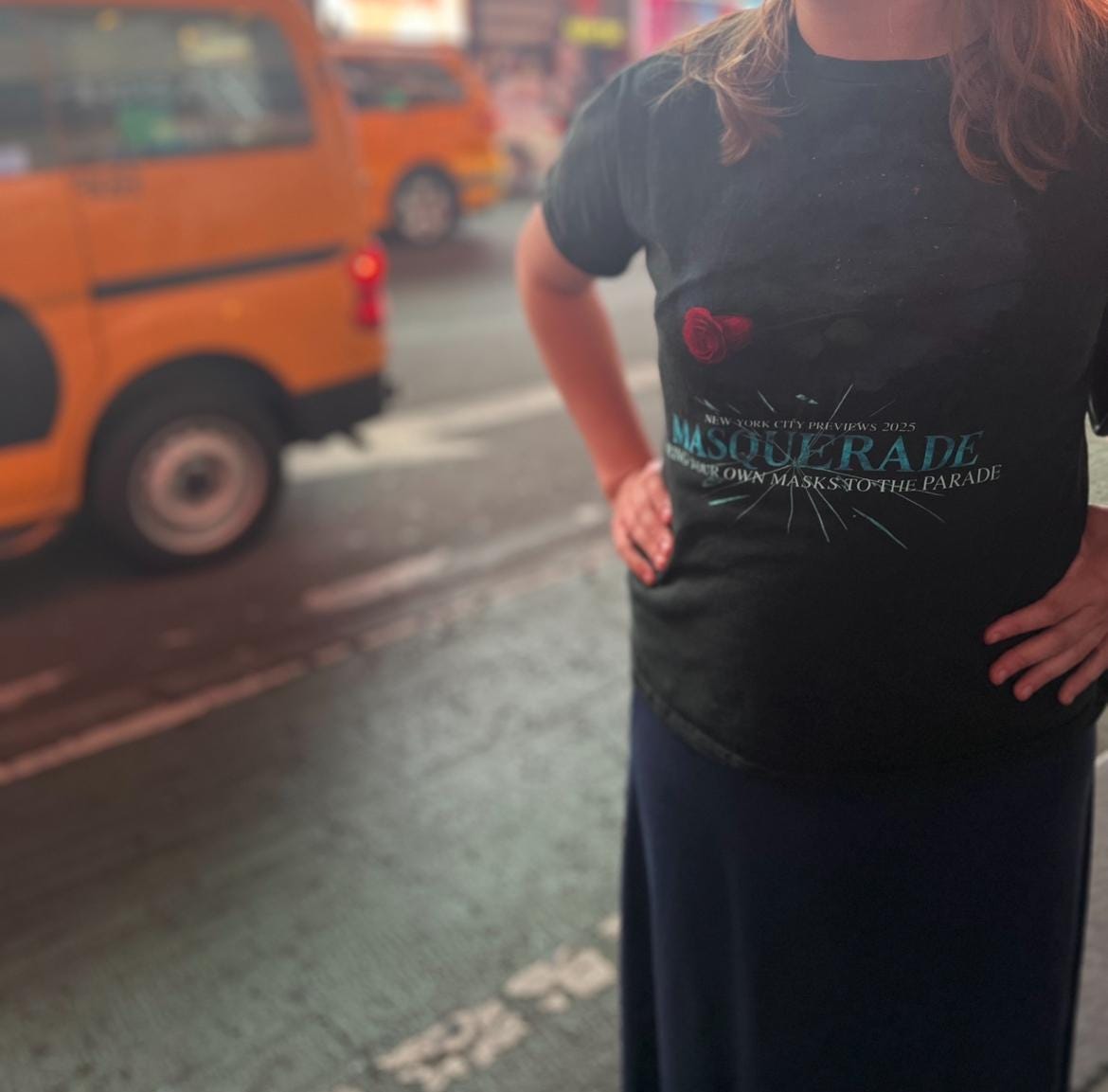 Phantom of the Opera Parody T-Shirt: Masquerade NYC 2025 Fanmade Merch