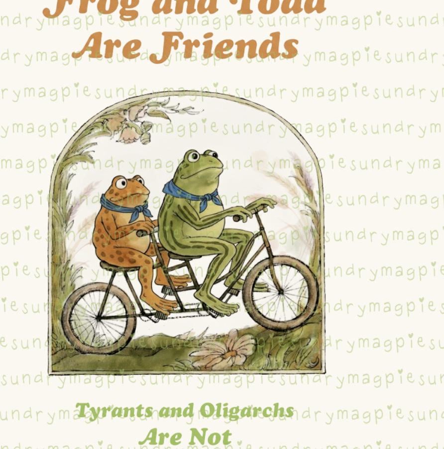 Portland Frog and Anti-Tyranny Toad Shirt • Parody Protest Tee • Political Satire Graphic T-Shirt