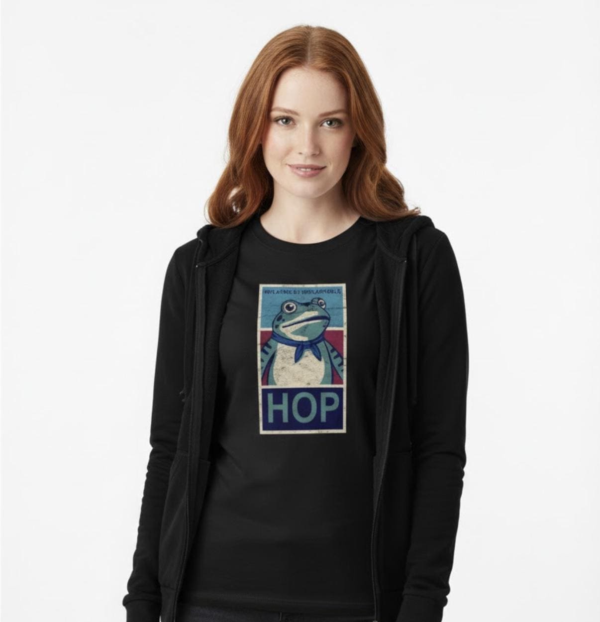 Inflatable Unflappable HOP Protest Shirt • Portland Frog Meme Tee