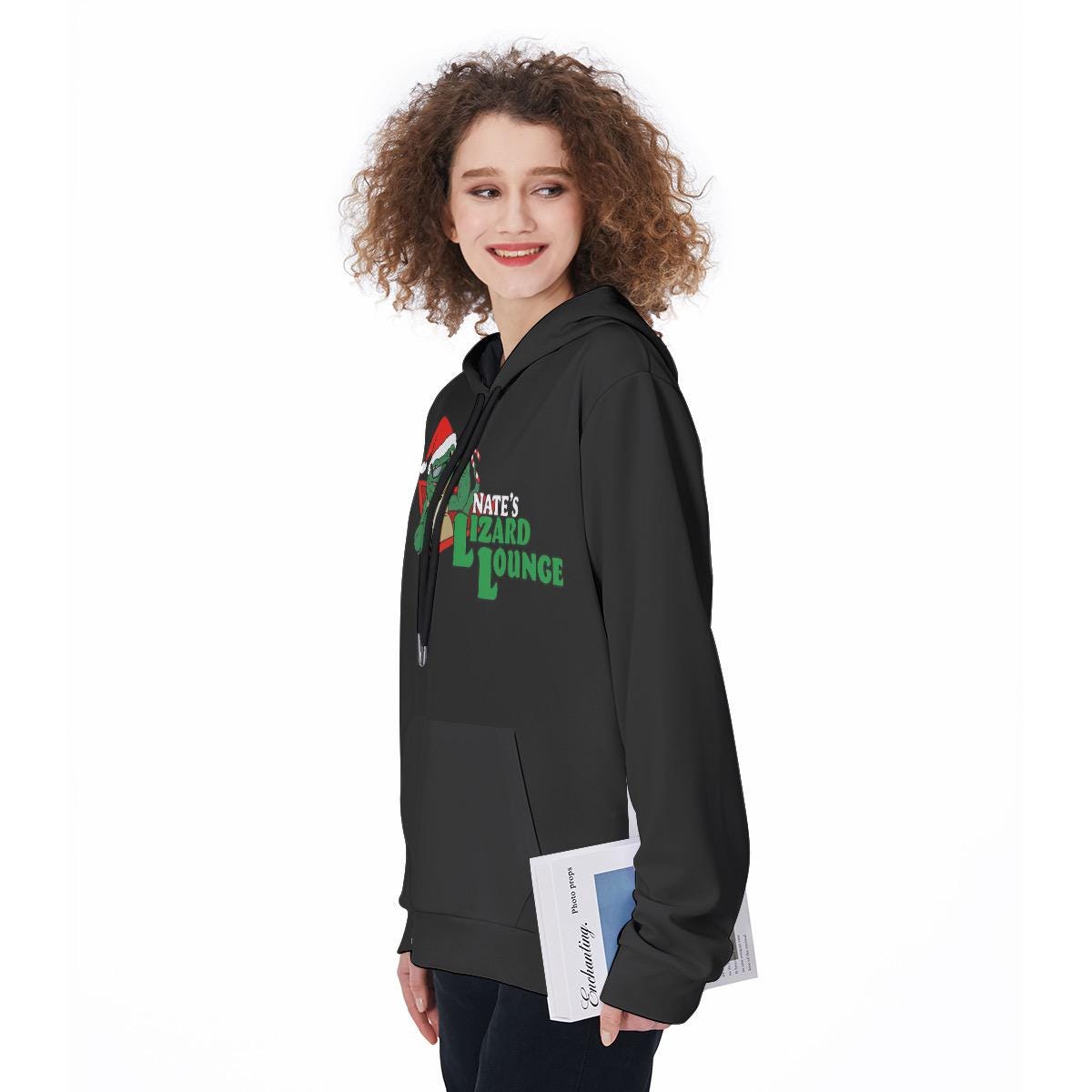 Nate's Lizard Lounge Parody Holiday Hoody Fan-made Merch Tailored Fit