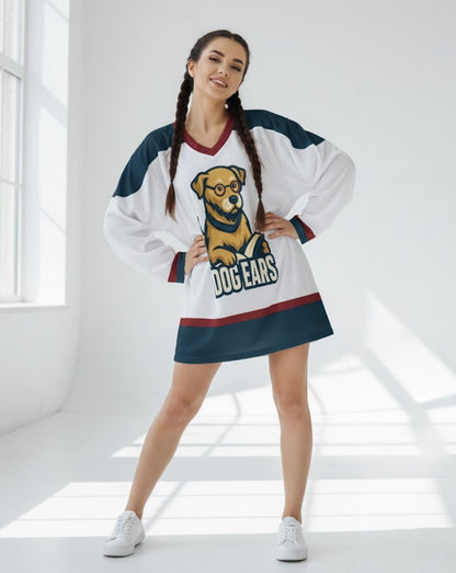 The Dog Ears Hockey Jersey – Reading is My Favorite Sport – Literary Team Spirit Top