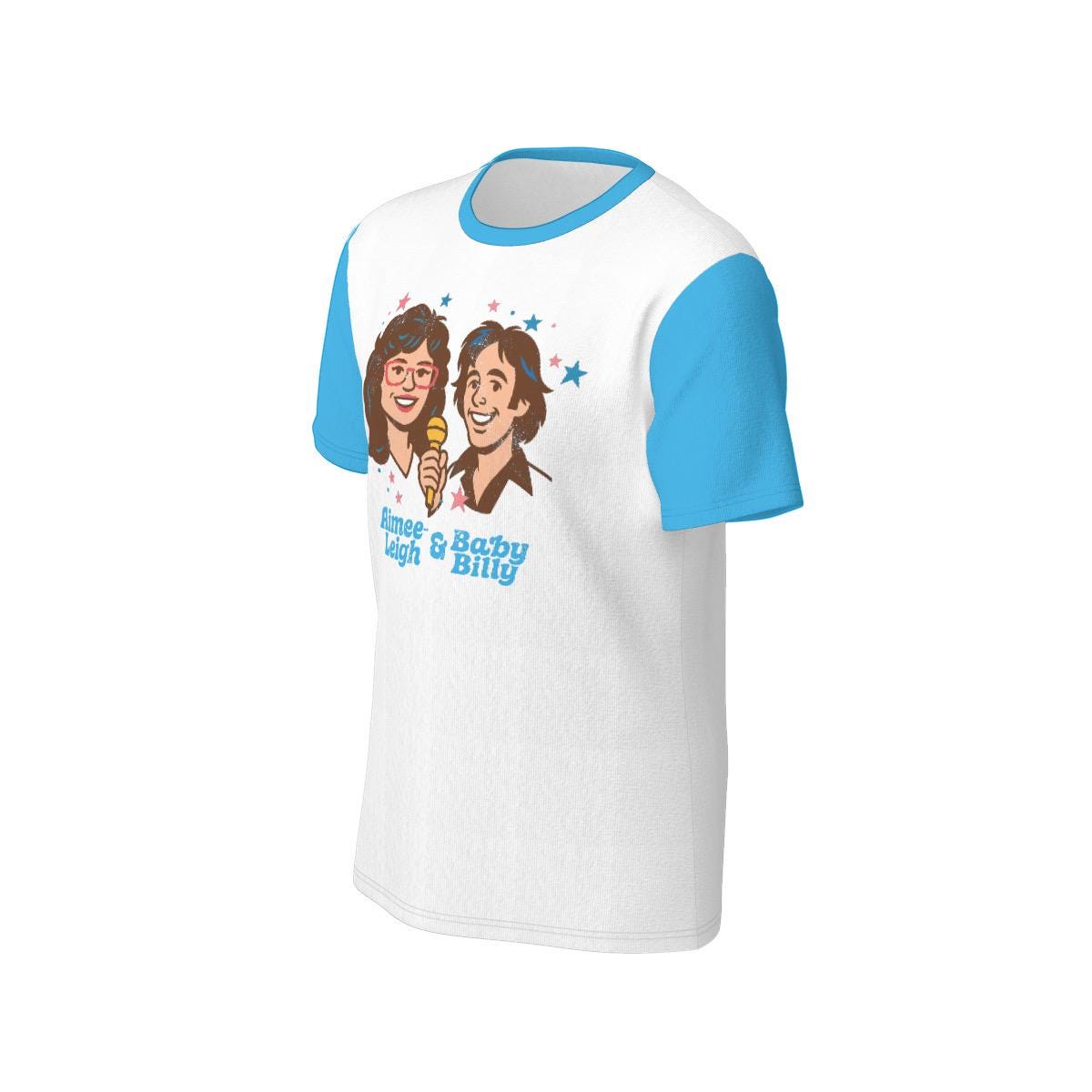 Righteous family Parody T-Shirt | Aimee-Lee and Baby Billy | Misbehavin' | Retro Vintage Style