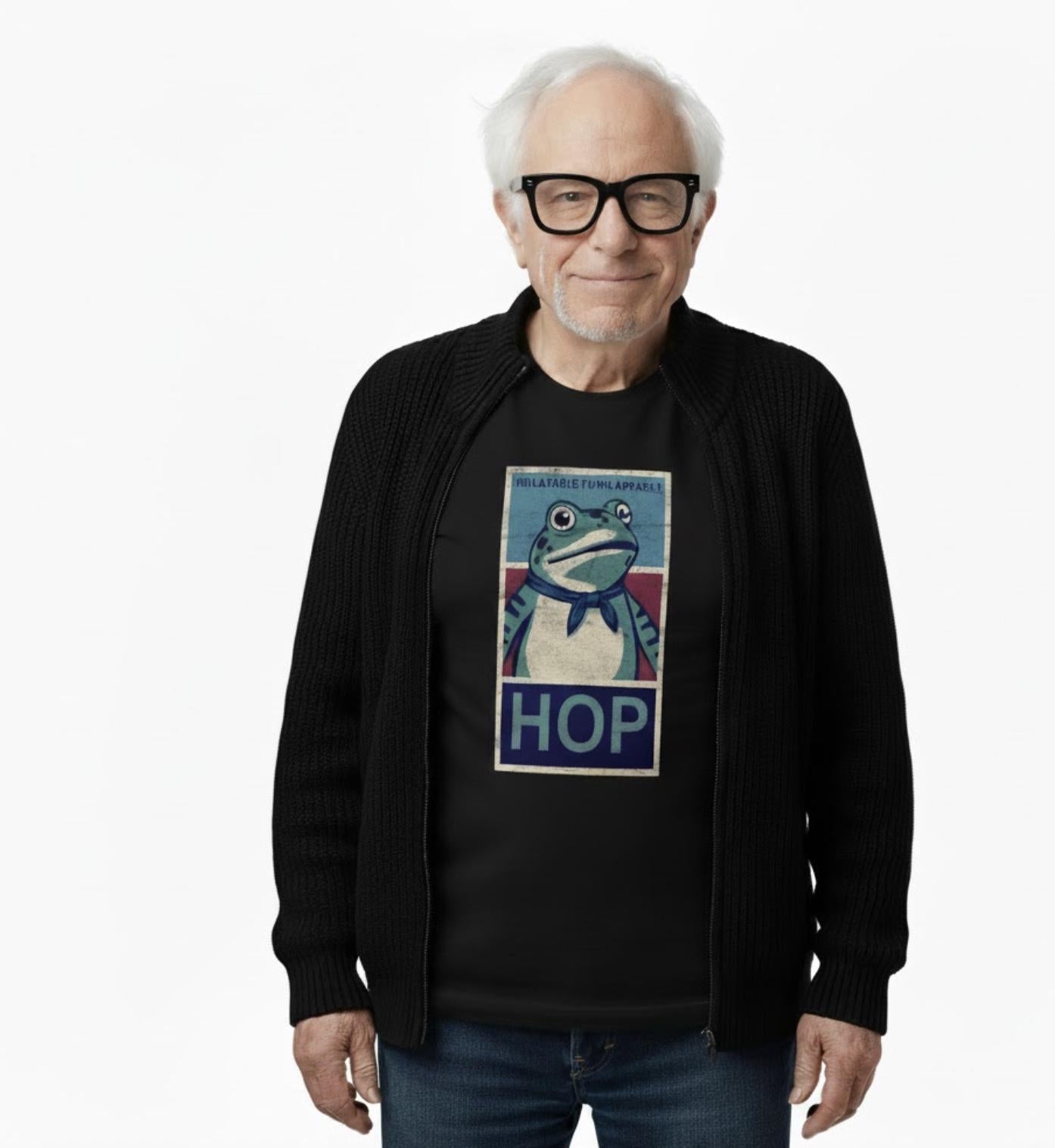 Inflatable Unflappable HOP Protest Shirt • Portland Frog Meme Tee