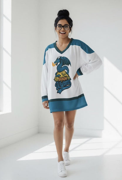 The Book Wyrms Hockey Jersey – Reading is My Favorite Sport – Literary Team Spirit Top