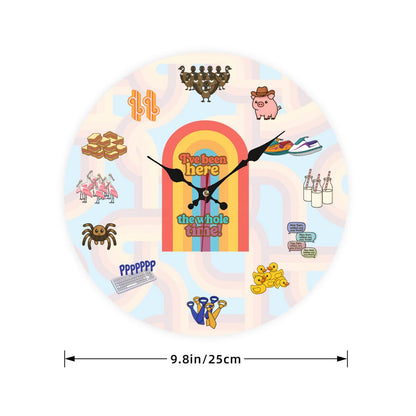 I've Been Here The Whole Time Dropout Parody Clock Inspired by Game Changer Fanmade Merch