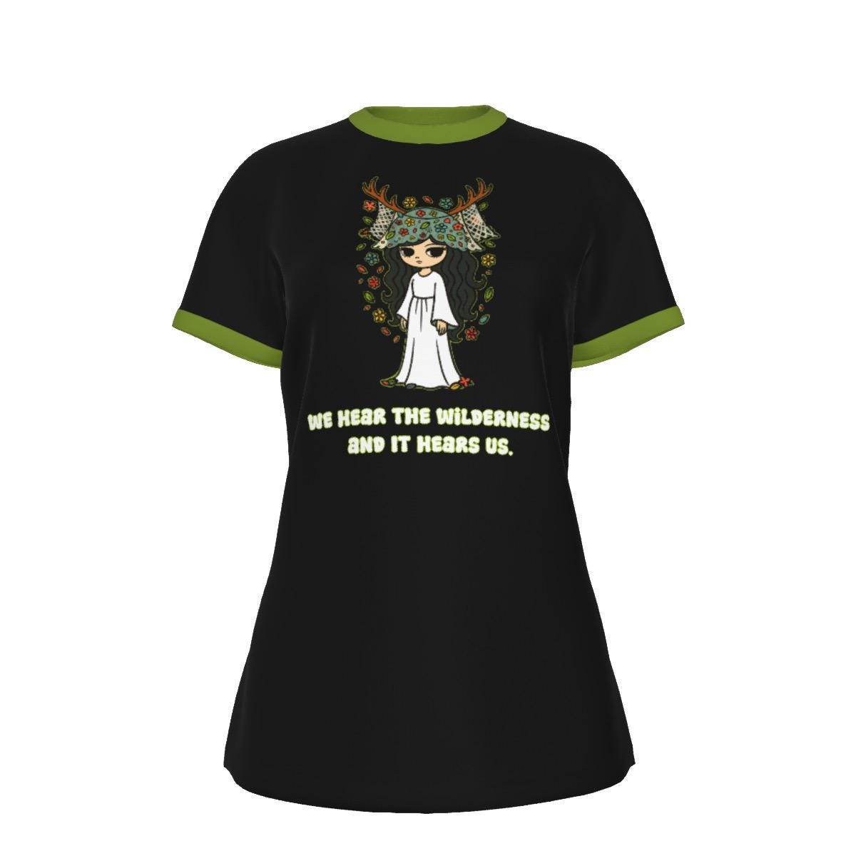 Antler Queen Fan Shirt: Kawaii Goth Parody Tee