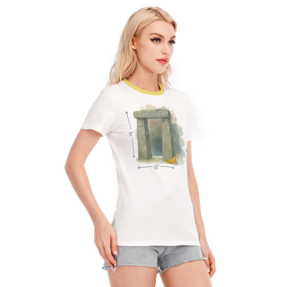 Banana For Scale Stonehenge Shirt: Mockumentary Parody Cotton Tee Slim Fit