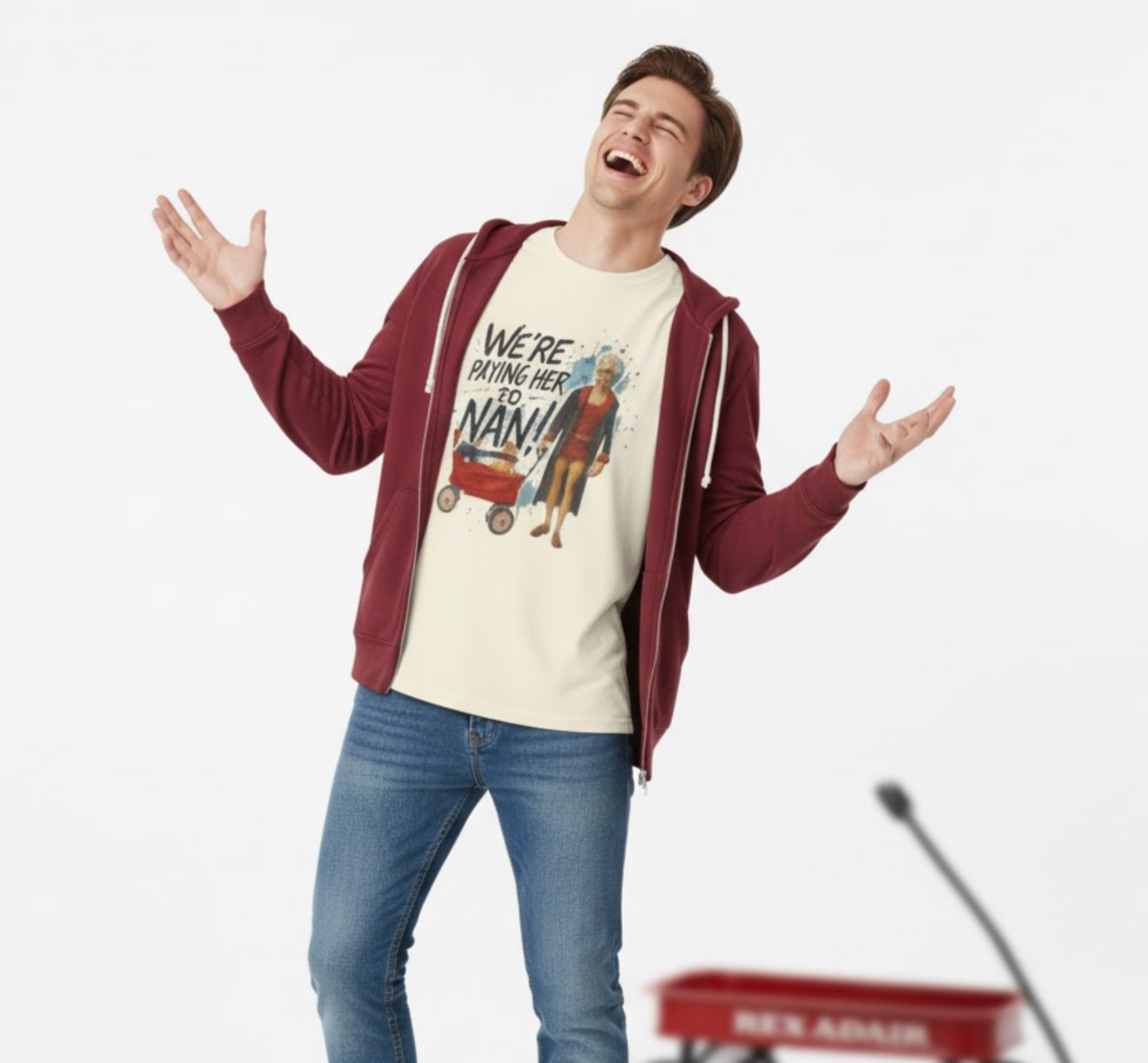 Baby Billy "We're paying her to nan!" Graphic Tee