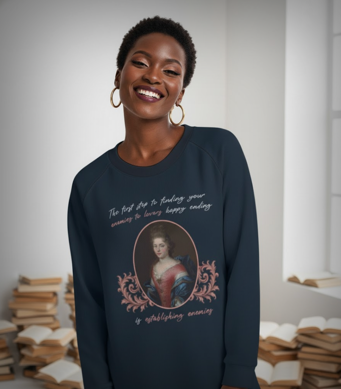 😠 ⚔️😠 Enemies to Lovers Booktok Longline Sweater 😘 🥰