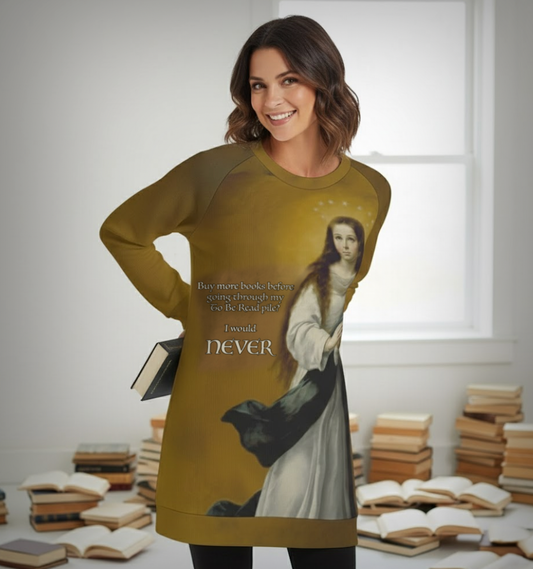 What TBR Pile?  Booktok Longline Sweater