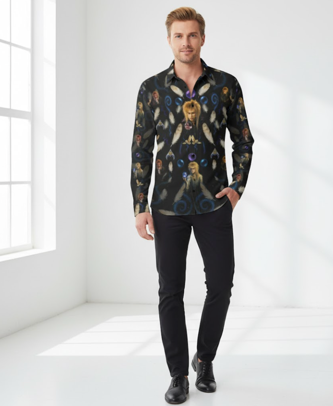 Goblin King Kaleidoscope Dress Shirt (Men's Sizing)