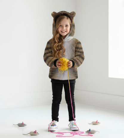 Illegal Smol Tabby Cosplay Hoodie (Children’s)