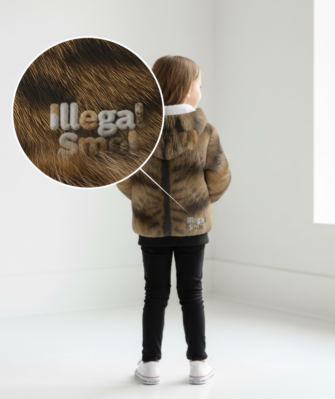 Illegal Smol Tabby Cosplay Hoodie (Children’s)