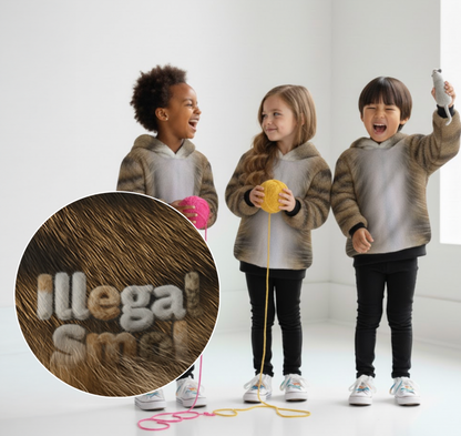 Illegal Smol Tabby Cosplay Hoodie (Children’s)