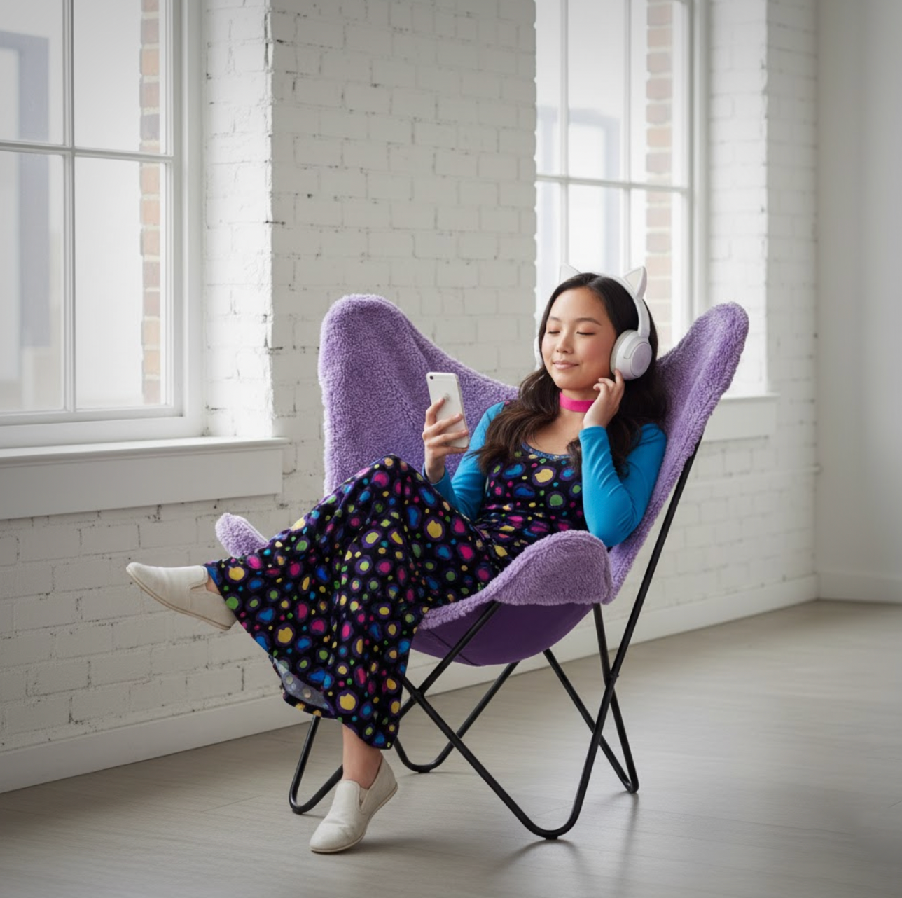 Rainbow Cheetah Print Velvet Maxi Dress