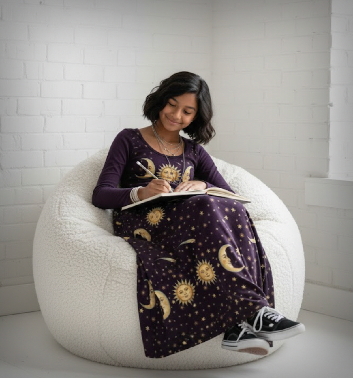 Celestial Whimsigoth Velvet Maxi Dress