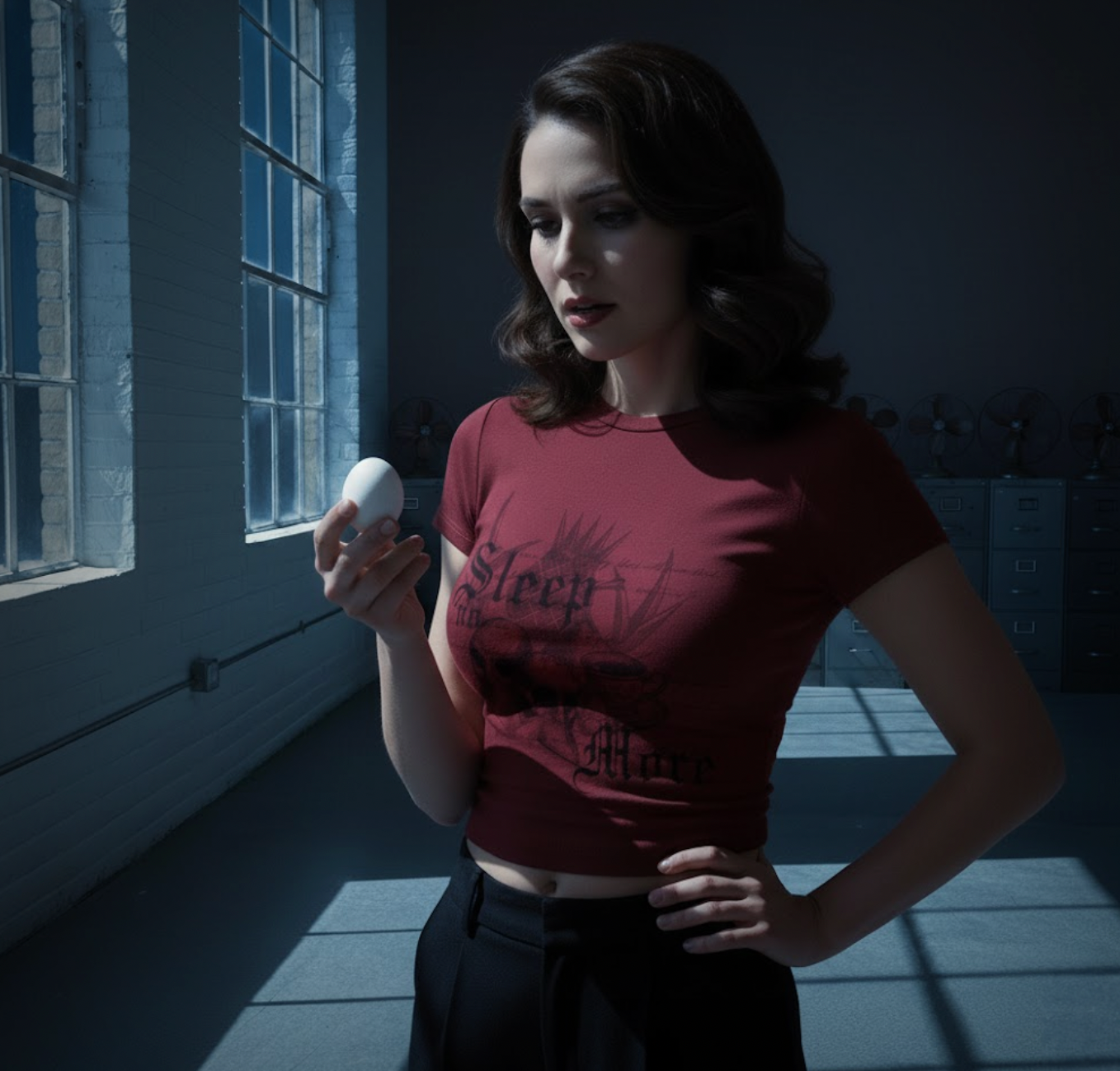 Sleep No More Slim Fit Grunge Graphic Tee