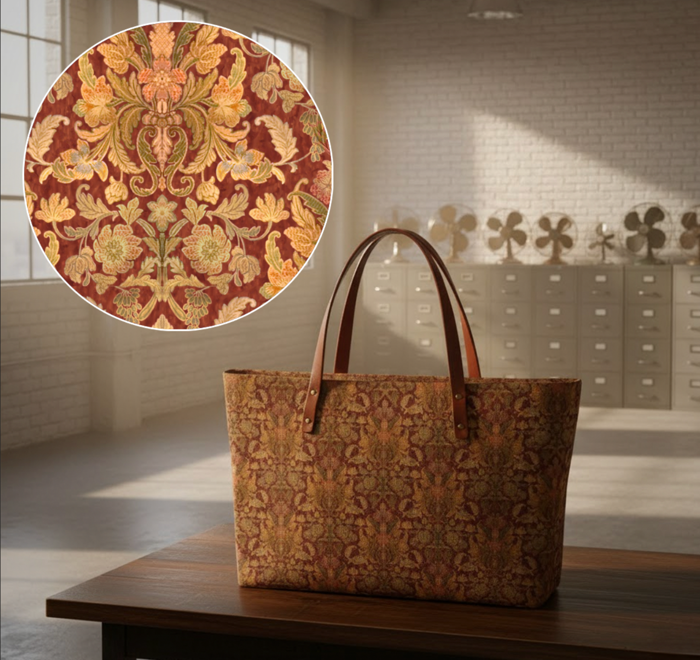 McKittrick Hotel Lobby Wallpaper Bag