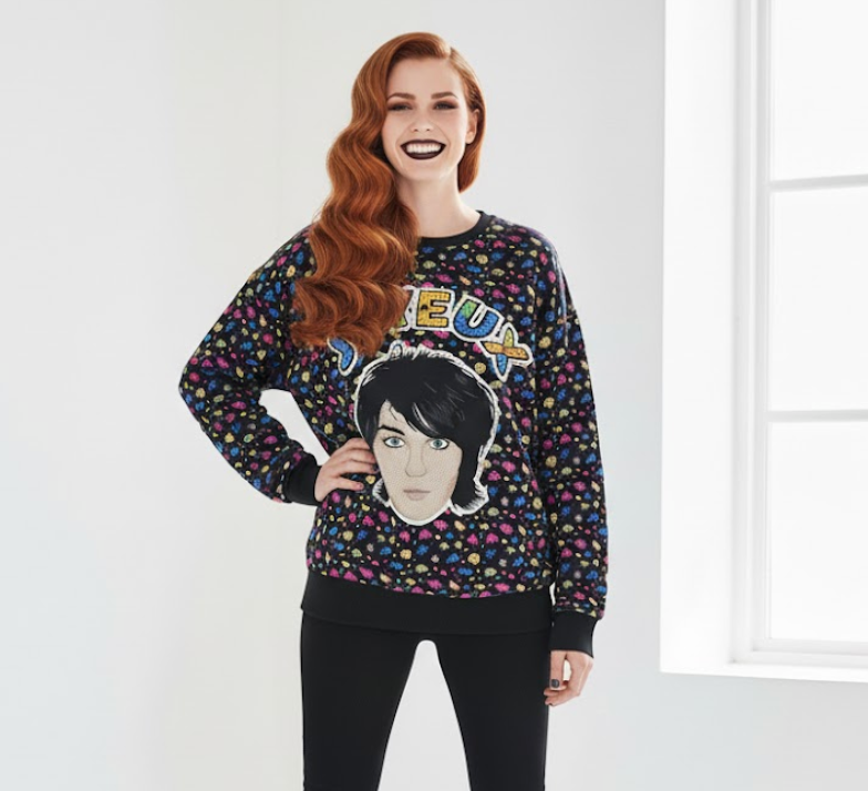 Joyeux Noël! | British Bake Off x Mighty Boosh Fan Pullover | Noel Fielding Oversized Sweater