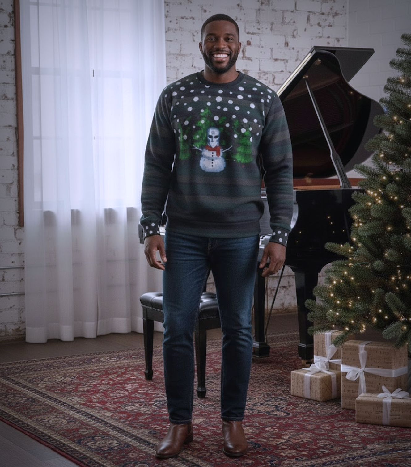 Sleep No More Snowman Pullover