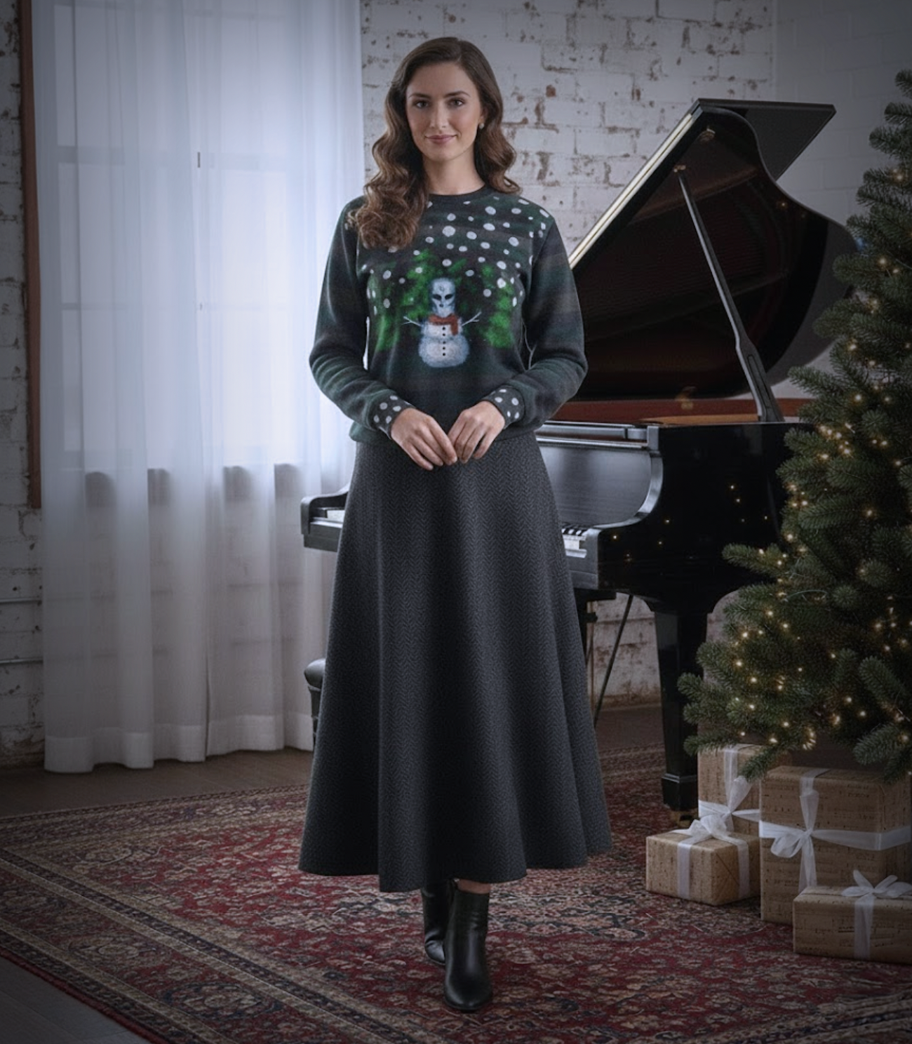 Sleep No More Snowman Pullover