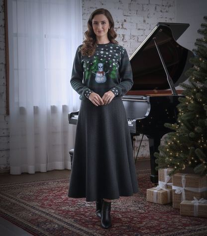 Sleep No More Snowman Pullover