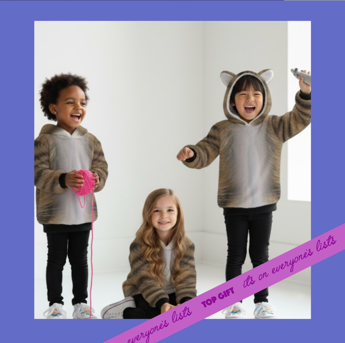 Illegal Smol Tabby Cosplay Hoodie (Children’s)