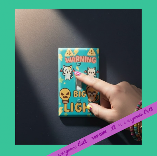 Big Light Switch Cover (Teal)