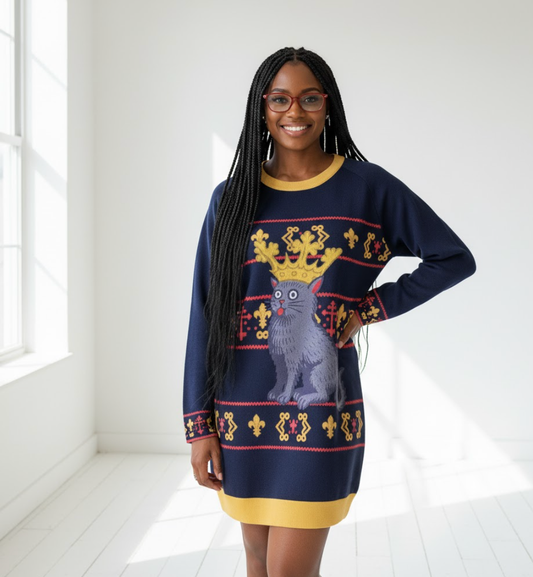 👑 Medieval Cat Sweater | King Cat Pullover | Trying Your Best