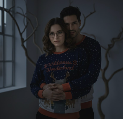 🦌 Antler Queen Reindeer Herd Pullover | Yellowjackets Holiday Sweater | Fanmade Winter Horror Tribute