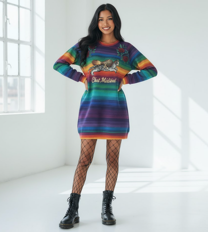 🚀🐱 Medieval Rocket Cat Sweater | Designer-Inspired Parody Pullover