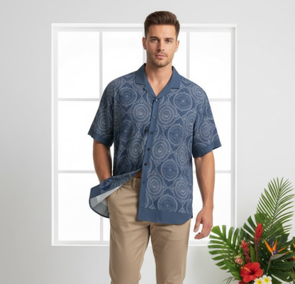 Blue Medallion Ratliff Shirt