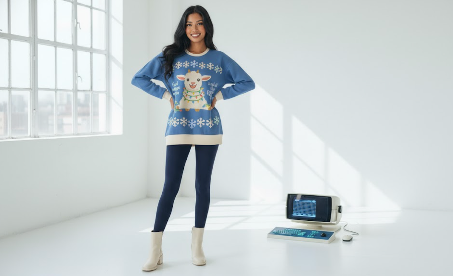 🐐 Good Tidings to You and All That Praise Kier Holiday Sweater | Severance Fanmade Pullover