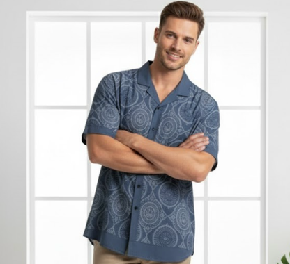 Blue Medallion Ratliff Shirt