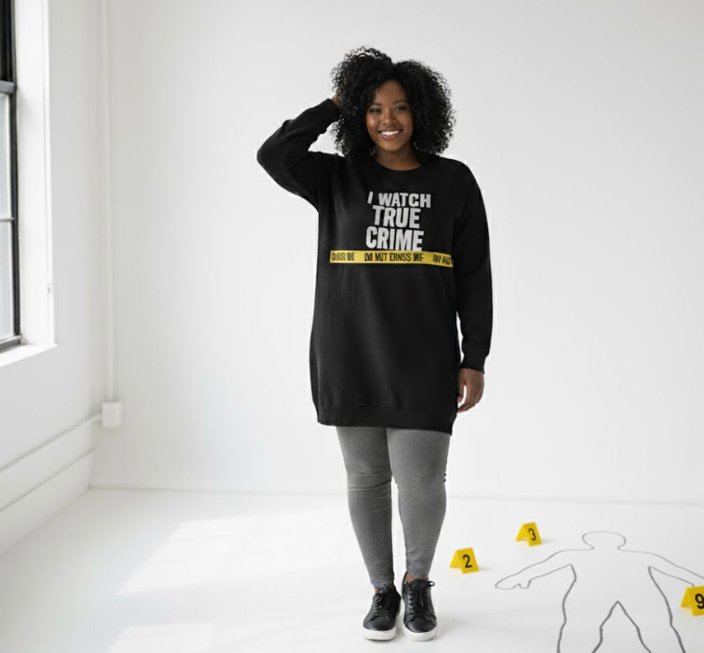 🚨 True Crime “DO NOT CROSS ME” Sweater | Funny True Crime Fan Pullover