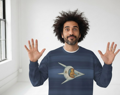 👽 Ancient Aliens Pullover Sweater | Space Man Mystery Top 👽