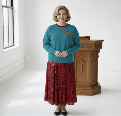 Cape and Pistol Society Holiday Sweater