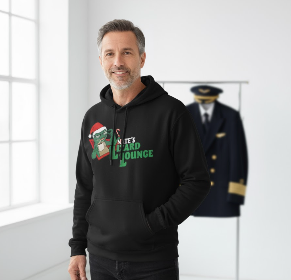 Nate's Lizard Lounge Parody Holiday Hoody Fan-made Merch