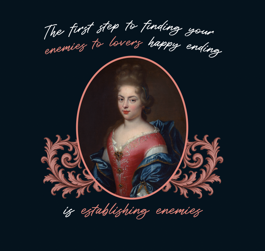 😠 ❤️😠 Enemies to Lovers Booktok Sweater– Spicy Romantasy Book Lover Top for Romance Readers, BookTok, and Book Clubs