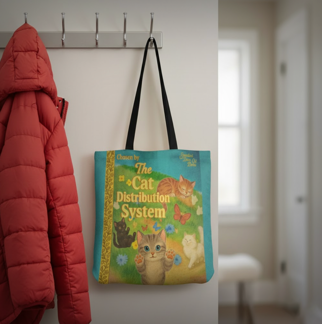 Cat Distribution System Canvas Tote Bag
