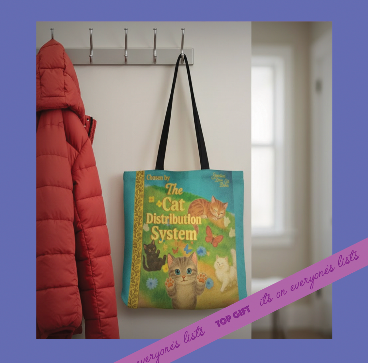 Cat Distribution System Canvas Tote Bag