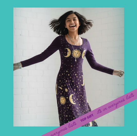 Celestial Whimsigoth Velvet Maxi Dress