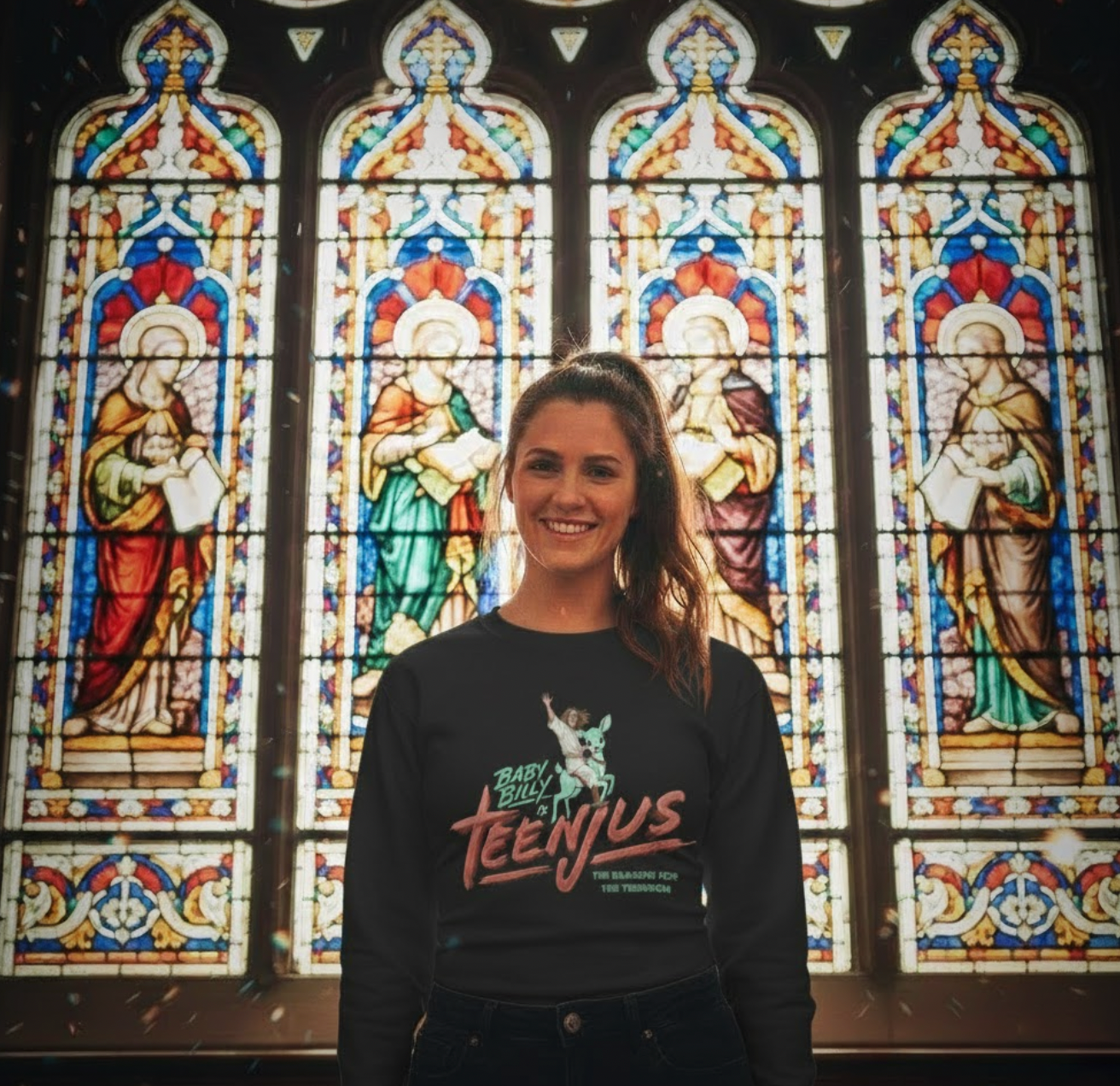 Teenjus Retro Style Holiday Sweatshirt