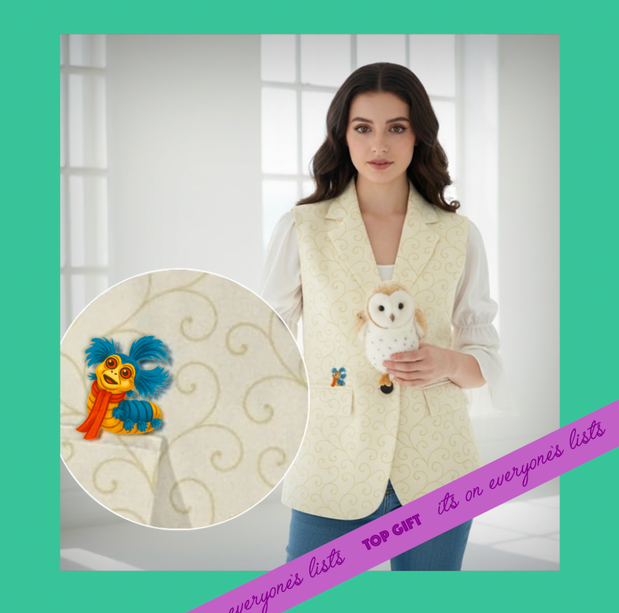 Sarah's Vest Fantasy Cosplay Top