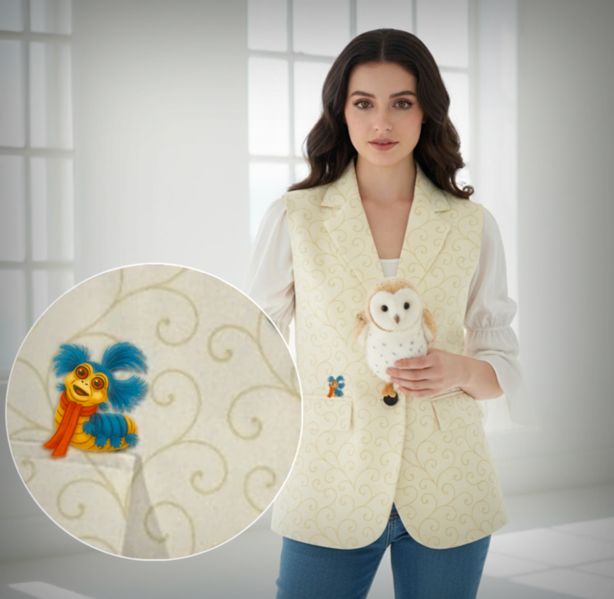 Sarah's Vest Fantasy Cosplay Top