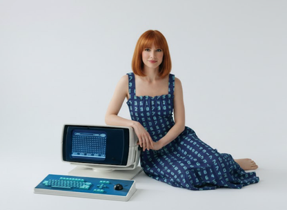 The Numbers Are Scary Ruffle Dress