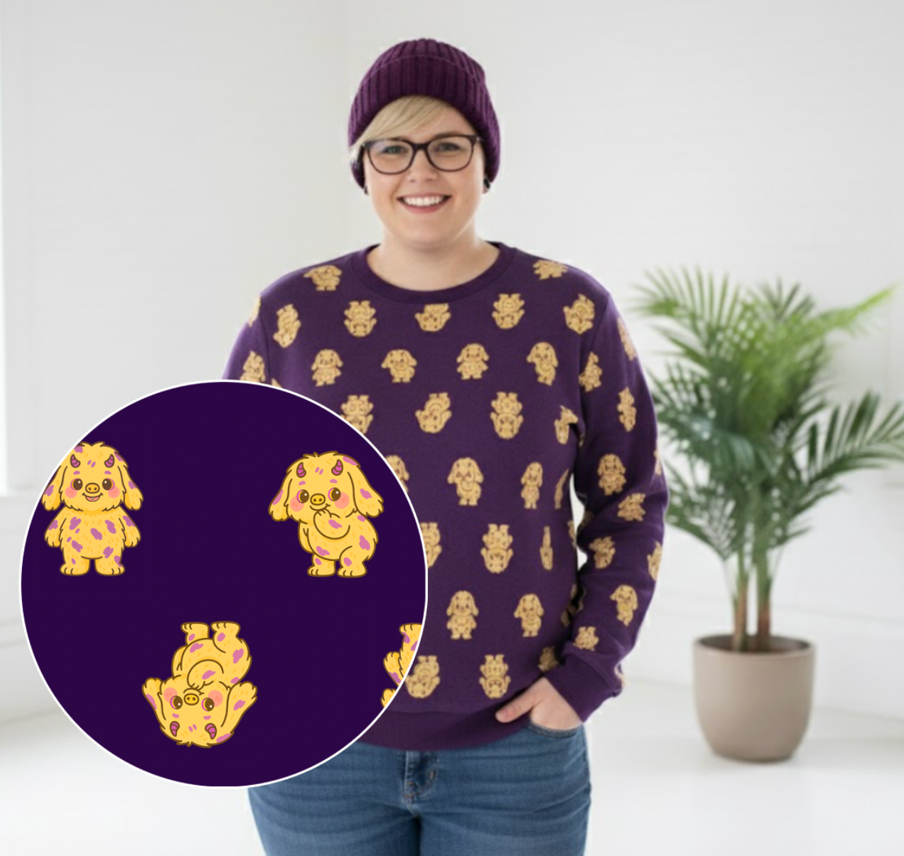 Just a Baby Kawaii Pullover Sweater