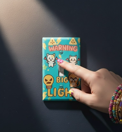 Big Light Switch Cover (Teal)