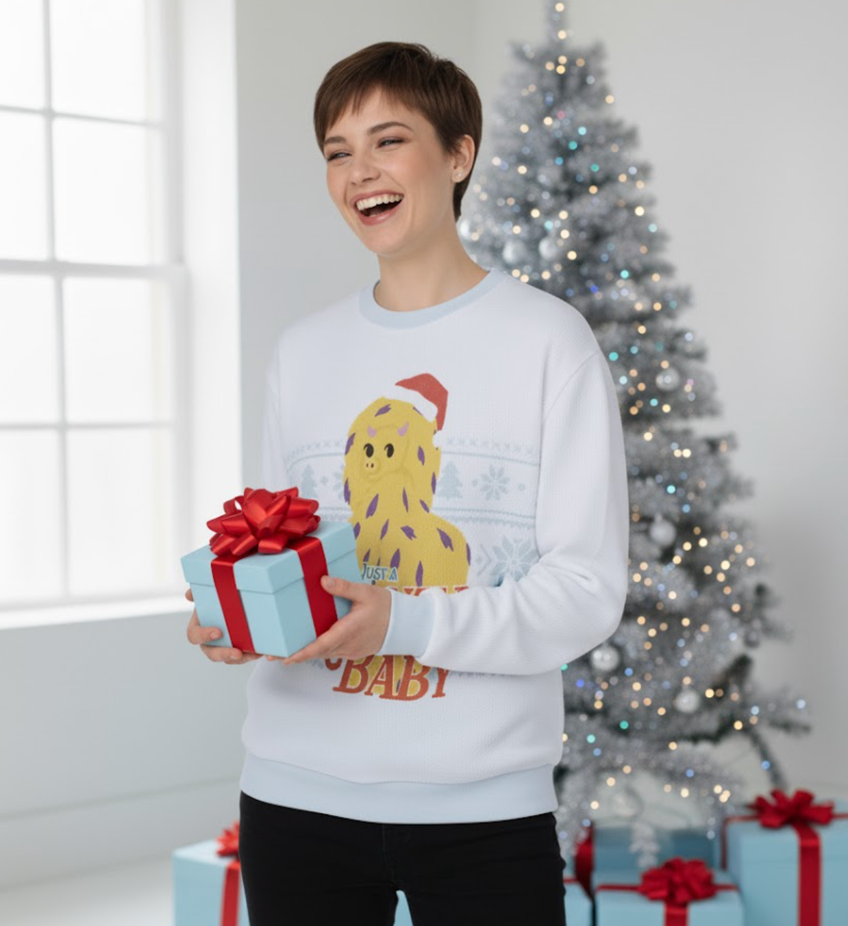 Spencer “Just A Santa Baby” Holiday Sweater